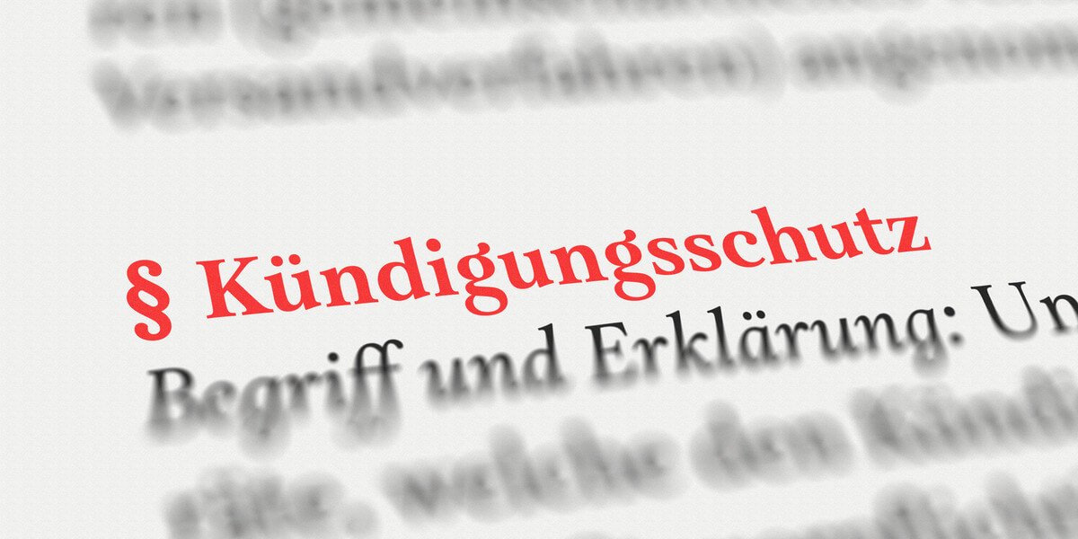 besonderer Kündigungsschutz