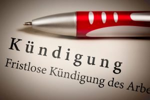 Fristlose Kündigung
