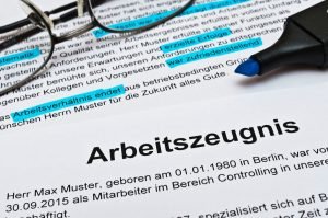 job reference germany