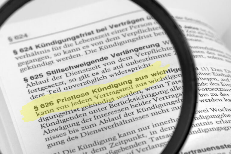 Kündigung ohne Arbeitsvertrag